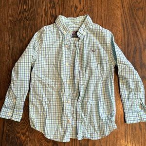 Vineyard Vines boys plaid button down shirt size 7
